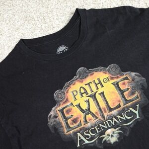 Jinx‎ Path of Exile Ascendancy Graphic T-Shirt Mens XL Black Cotton Video Game